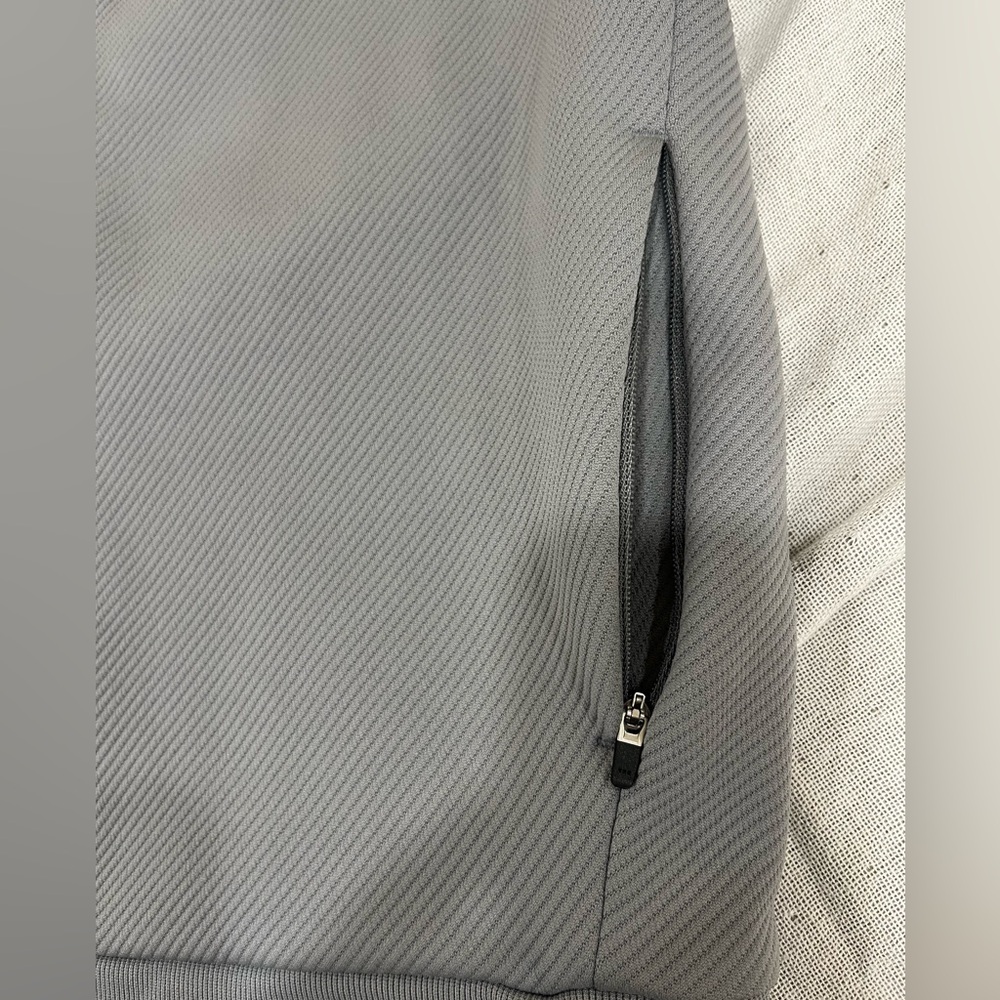 Muji Gray Zip-Up Jacket - Picture 4 of 9